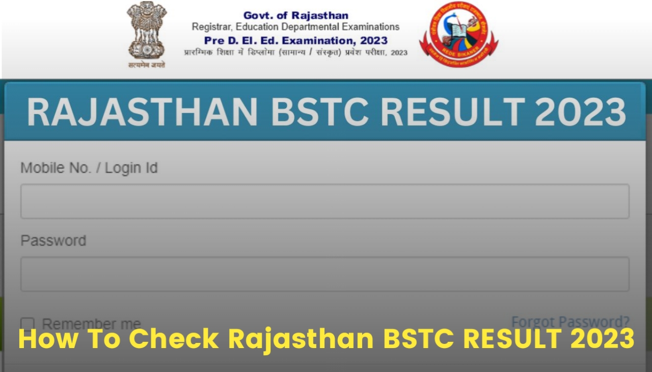 Rajasthan BSTC RESULT 2023